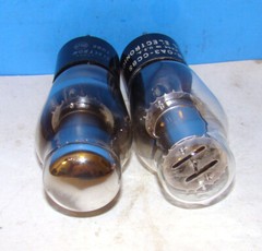 No type 0A3 VR-75 VT-260 radio audio gas voltage regulator vacuum 2 tubes valves