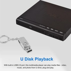 1080p DVD Player All Region Free DVD CD USB Player with AV+RCA Output US