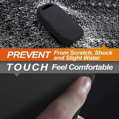 Silicone Key Fob Cover Fit for ATS CTS DTS Escalade ESV SRX STS XTS Corvette