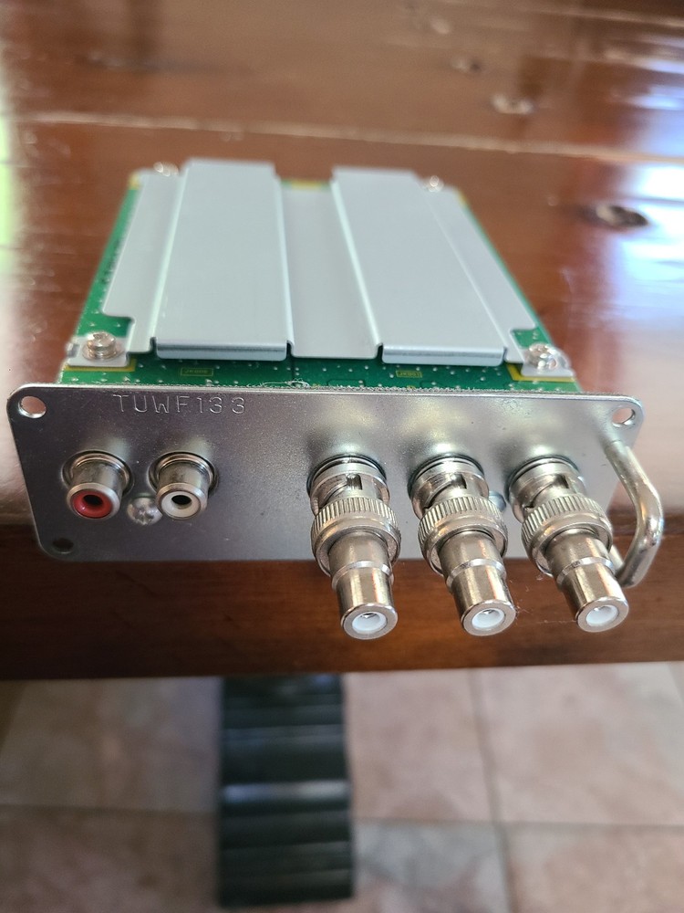 Panasonic TY-42TM6A BNC Component Video Y Pb Pr Terminal Board card TUWF133