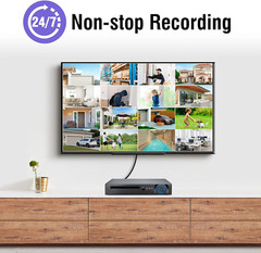 16 Ch Channel standalone Video Security 5MP DVR Camera Recorder with 1TB HDD