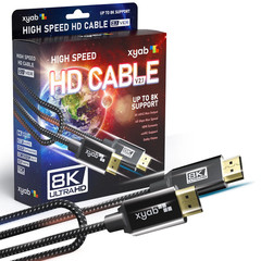 ULTRA HIGH SPEED HDMI Cable Certified 2.1 8K or 2.0 4K for HDTV PC Laptop Gaming