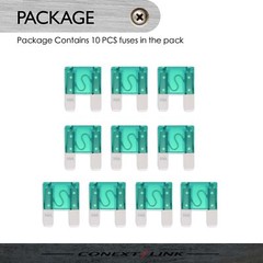 10pcs 30A Amp MAXI APX Maximum Large Blade Fuse for Auto Boat Truck RV Car Audio