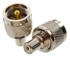 10-Pack RCA Female to UHF PL259 Male RF Coaxial Adapter, CablesOnline RF-U192-10