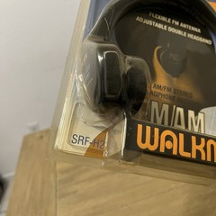Sony Walkman FM/AM Adjustable Double Headband SRF-H2 Headphones NOS