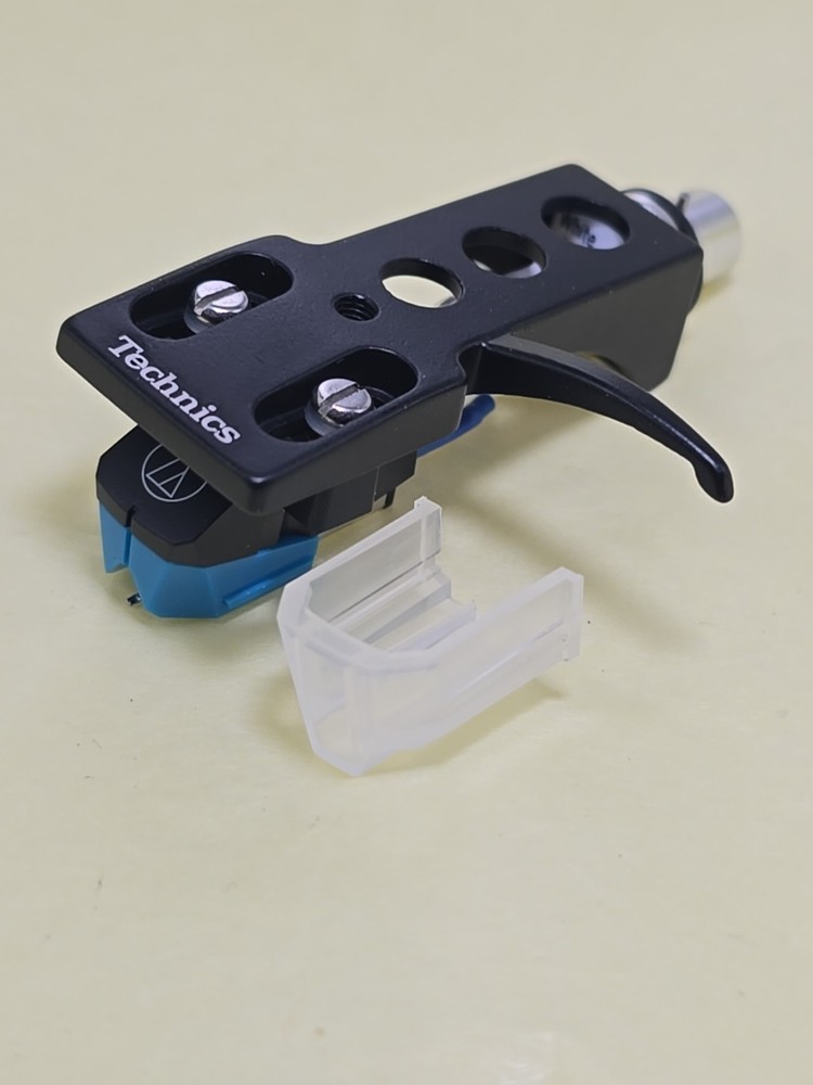 Genuine AT-VM95C Headshell/Cartridge Combo Kit Technics Style Shell New Black