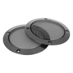 2pcs 4 Inches Metal Glossy Audio Speaker Cover Mesh Subwoofer Grill Horn Guar…