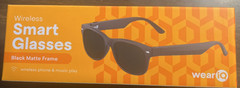 Wear iQ Wireless Smart Sunglass Bluetooth UV400 Polarized Lens Black Matte NIB