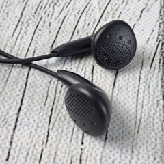Sony Walkman MDR-E808 Stereo Headphones Earphones Black Blue