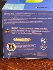 Billboard BB3765 Bluetooth Speaker LED Disco Light Blue Open Box Tested IPX4