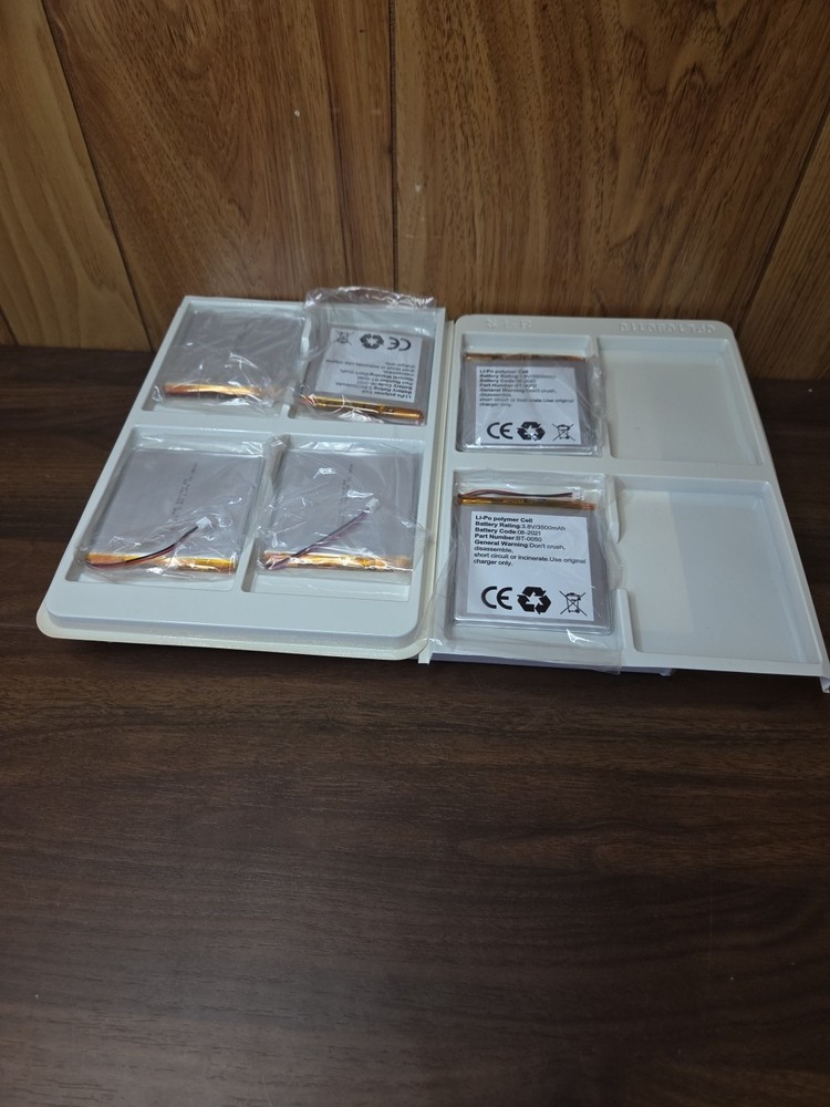 DMP XTL BAT3500/8 Replacement Batteries 3500AH XTL+ Li-Po Polymer Cell 6 Pack