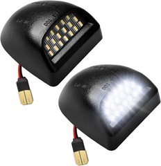 2x Bright White LED Tag License Plate Light Rear For 99-13 Chevy Silverado 1500