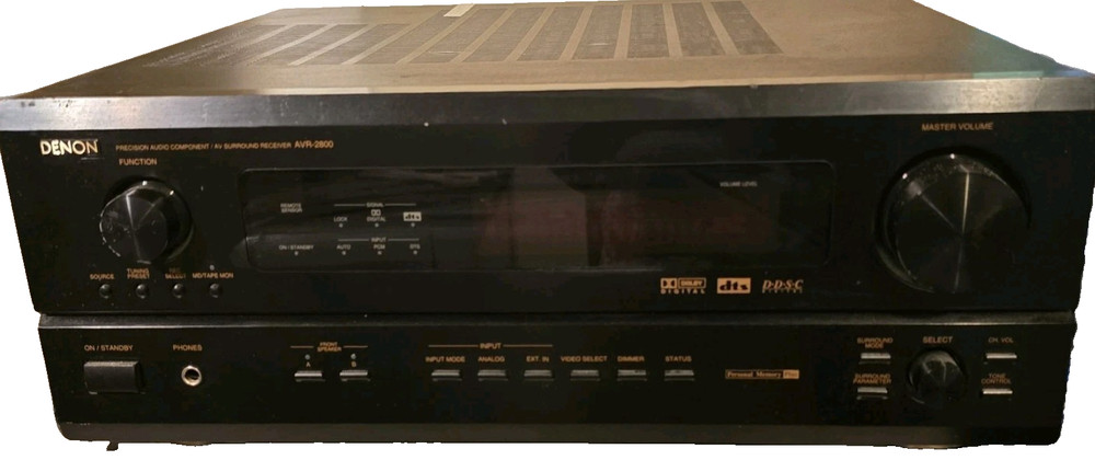 Denon AVR-2800 AV Surround Receiver 5.2 Vintage Working