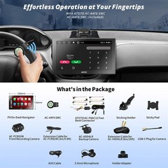 ATOTO Android 10 9″ 4+32G Android Auto Car Stereo GPS 4G LTE SIM Dash & Rear Cam