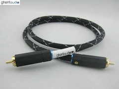 E05 (0.5m 1.5ft )— Hi-End Beldon 1694A 75Ω Coax Locking RCA (m/m) Audio Cable