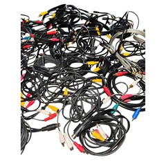 AV Cable Assorted Lot 60pc RCA S-Video Auxiliary Coaxial Adapter Connector Set