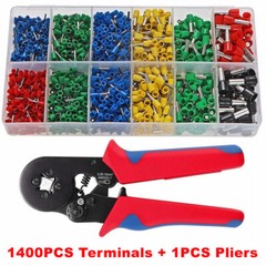 2800/1200PCS Wire Ferrule Terminals Kit Copper Crimp Insulated Cord End Terminal