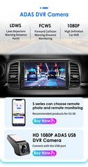 8+128GB Android 12 CarPlay Radio Double 2 Din 7″ Car Stereo GPS Player DSP WiFi
