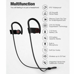 Waterproof Bluetooth 5.0 Earbuds Stereo Sport Wireless Headphones in Ear Headset