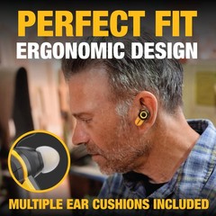 DEWALT Jobsite Pro X2 ANC True Wireless Bluetooth Earbuds IP54, 190 2097 DW2