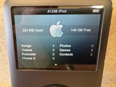 Apple iPod Classic 160GB Model A1238 Black – Working, New Battery