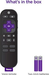 Roku Voice Replacement Remote w/TV Controls (RCA1RW) Power, Volume, Mute Buttons