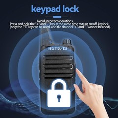 RT22 Walkie Talkies, Mini 2 Way Radio Rechargeable, VOX Handsfree, Portable, …
