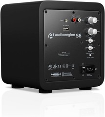Audioengine S6 Powered Compact Subwoofer 6in 210W Front-Firing Black Open Box