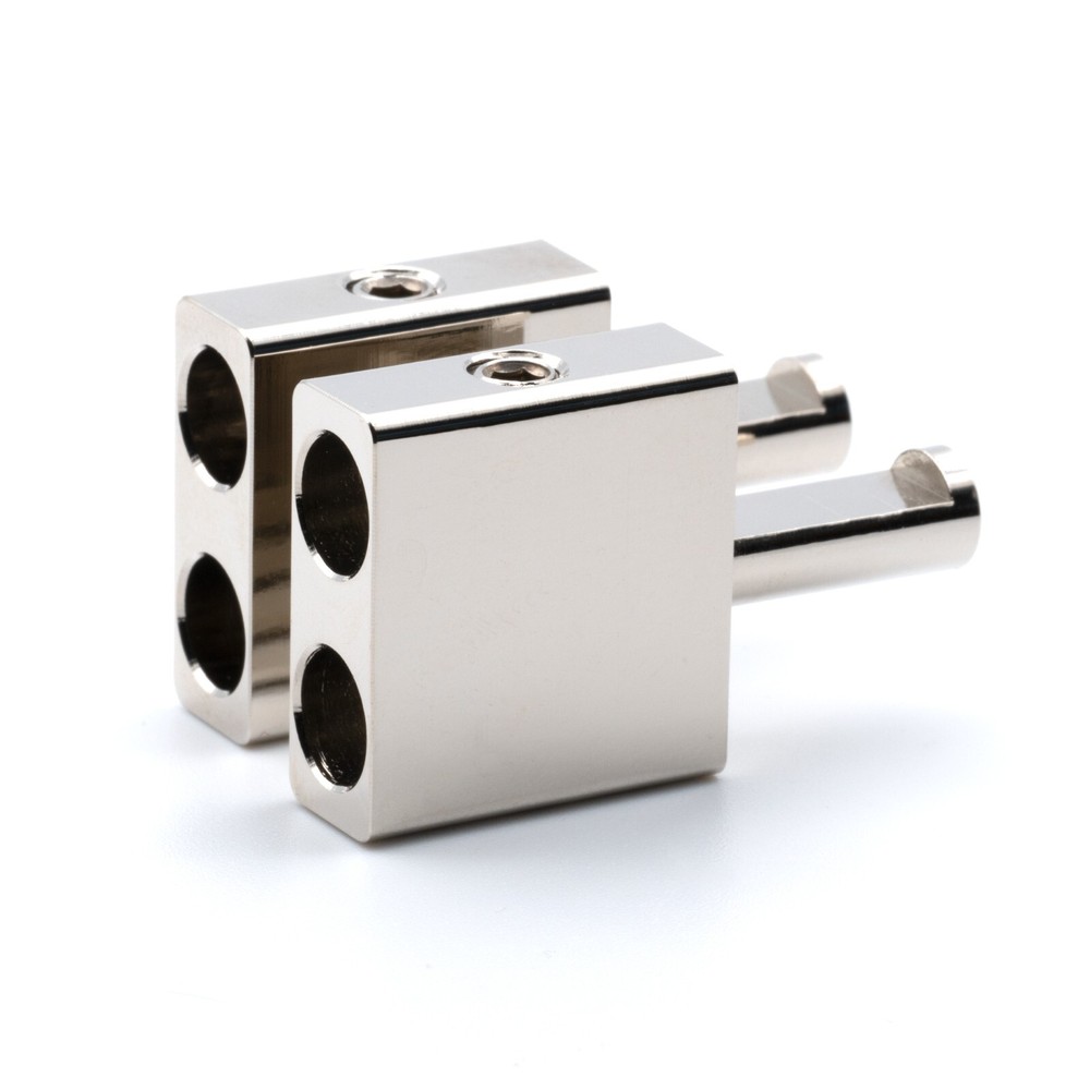 Pair Of ILL Customz Dual 8 Gauge to Single 8 Gauge Amplifier Speaker Inputs