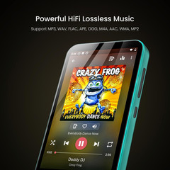 80GB Kids MP3 Player with Bluetooth, Pre-Installed Spotify, Spotify Kids, Audibl