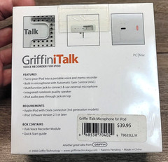 Griffin iTalk Voice Recorder 3G 3rd Gen iPod 4020-Talk New
