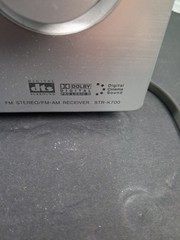 Sony STR K700 AV Receiver Silver Dolby Digital DTS FM AM Tested Tamper Proof Sea