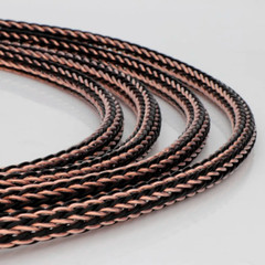 Pair Bi-wire Audio Speaker Cable 24 Strands 7N OCC Loudspeaker Wire Banana Plugs