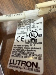 Lutron Sivoia QED SVQ-EDUS-10 Drive Roller Shade Motor, Works(PRICE FOR 1)