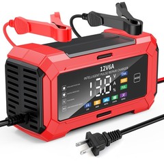 12V 24V 8A Car Battery Charger Smart Automatic Pulse Repair Starter AGM/GEL NEW