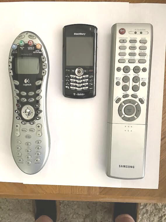 REDUCED Blackberry Pearl 8100, Samsung AR 6051 and Logitech Harmony 670
