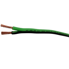 25′ feet OFC TRUE 12 Gauge AWG GREEN/BK Oxygen Free Speaker Wire Car Home Audio