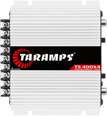 Taramps TS 400×4 400W RMS 4 Channel Class D Car Audio Amp RCA Bridged