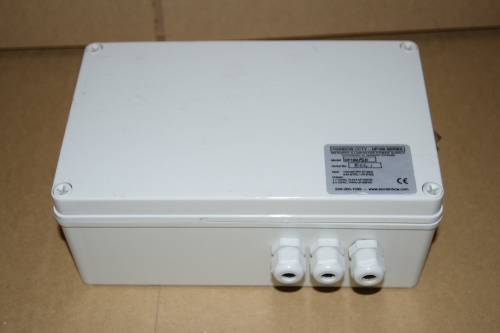 New! Rainbow CCTV UF100 PSD PSS PS24 Power Supply Infrared Illuminate 120V-12VAC