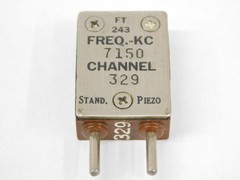 7150 7.150MHz 40-Meter Vintage FT-243 Radio Crystal (several available)