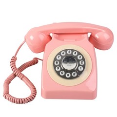 Sangyn Retro Landline Telephone Classic Vintage Corded Phone Old Fashioned Dial