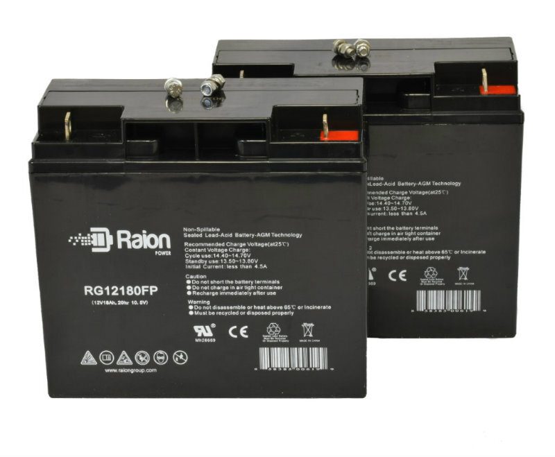 Raion 12V 18Ah CTM HS-320 Mobility Battery – 2 PK