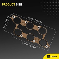 Lower Upper Intake Manifold Gasket Set Compatible with 3.6L Chevy Cadillac Bu…