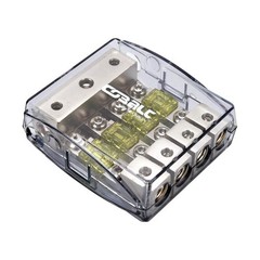 ORION Cobalt Mini ANL 1 In/4 Out Distribution Block with 4 100A MANL Fuses