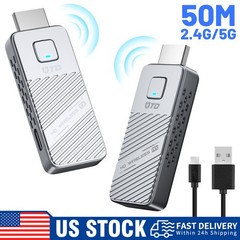 Wireless HDMI Transmitter & Receiver 2.4G/5G HD Screen Mirroring Adapter 2026