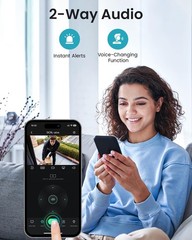 DEKCO 2K WiFi Surveillance Security Camera 1 Count (Pack of 1), 1Pack