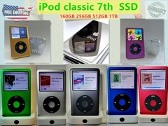 NEW Apple iPod Classic 5th 6th 7th Gen 128GB 256GB Modded NEW Battery Mp3 Player
