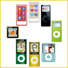 Apple iPod Nano 1st, 2nd, 3rd, 4th, 5th, 6th, 7th, 8th Generation/4GB, 8GB, 16GB