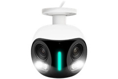 Lorex 4K 8MP IP Wired Dual Lens Outdoor Security Camera Smart Lighting (M. Ref)
