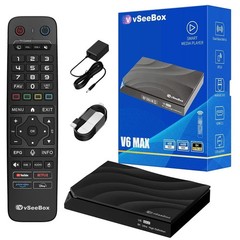vSeeBox V5 pro, V6 Max, V6 plus ships free New sealed box units